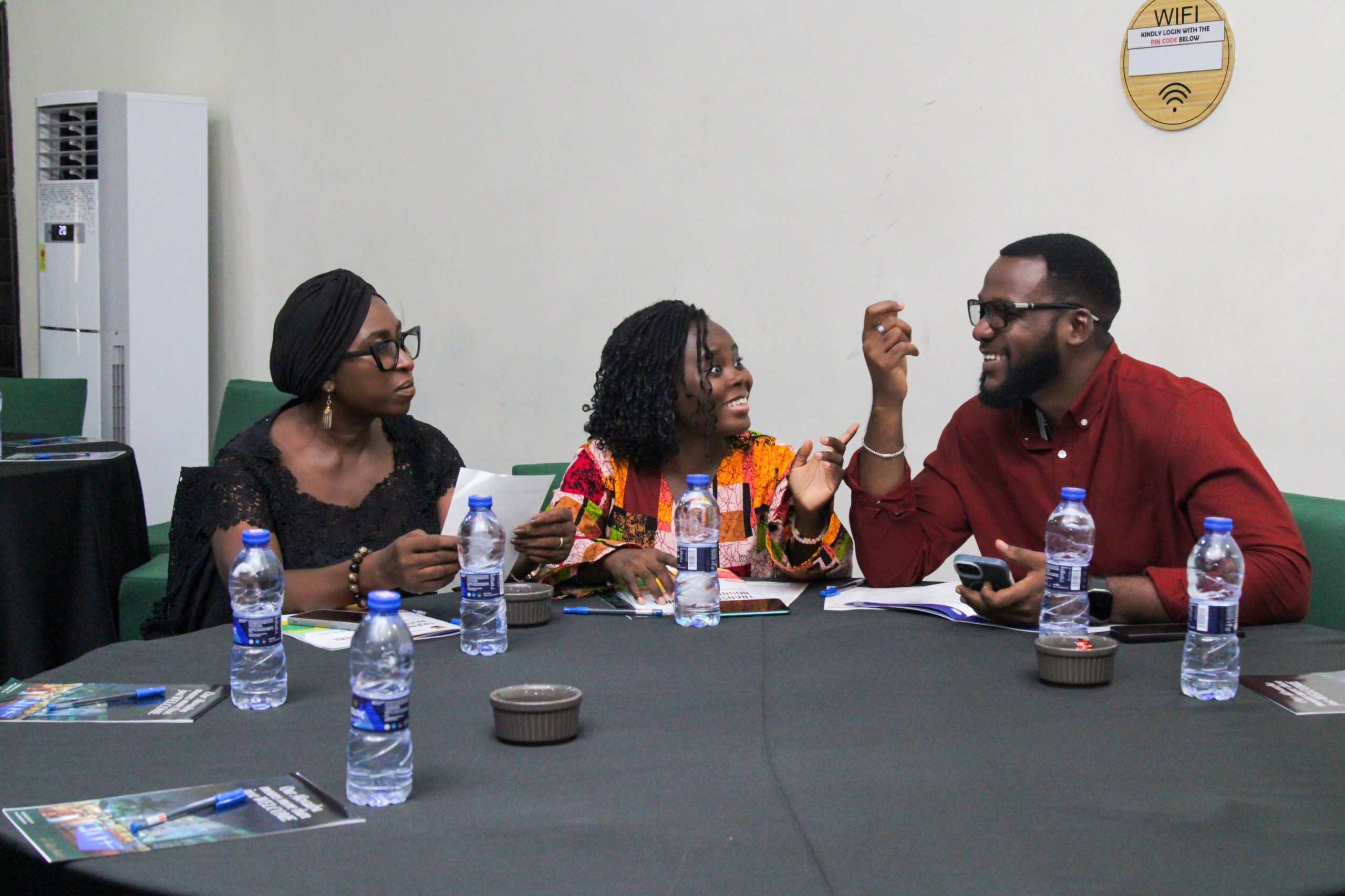 Guests networking at the Ghana Transformation launch